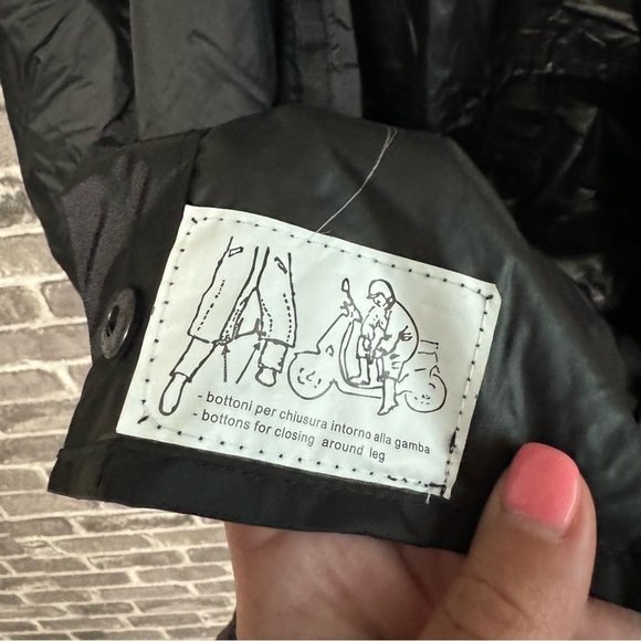 NWT Tuscano Urbano long jacket black waterproof - Picture 11 of 16